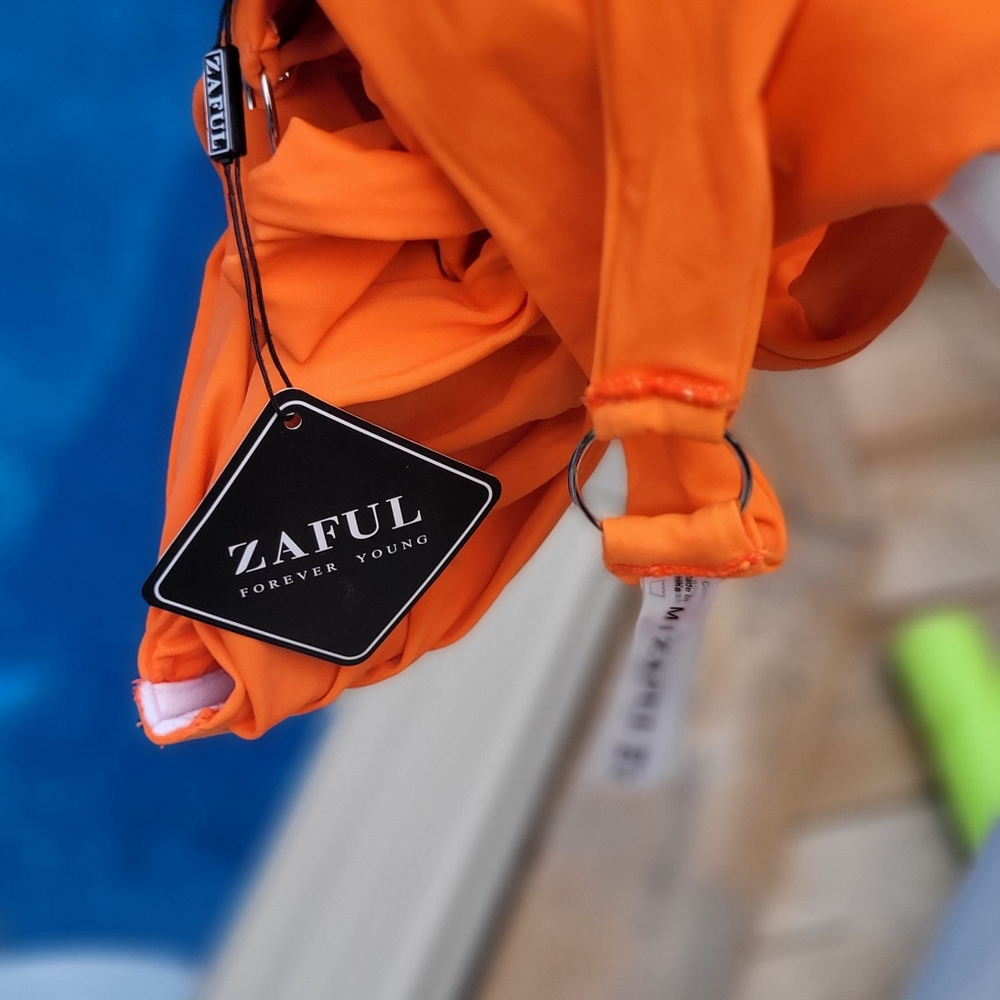 Zaful Orange Bikini NWT